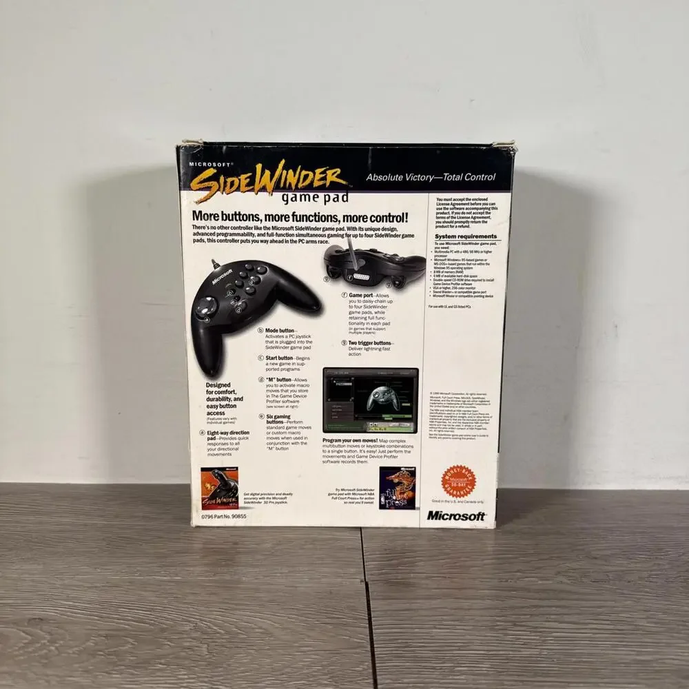 Microsoft - Sidewinder Game Pad/Controller (Vintage 1996)